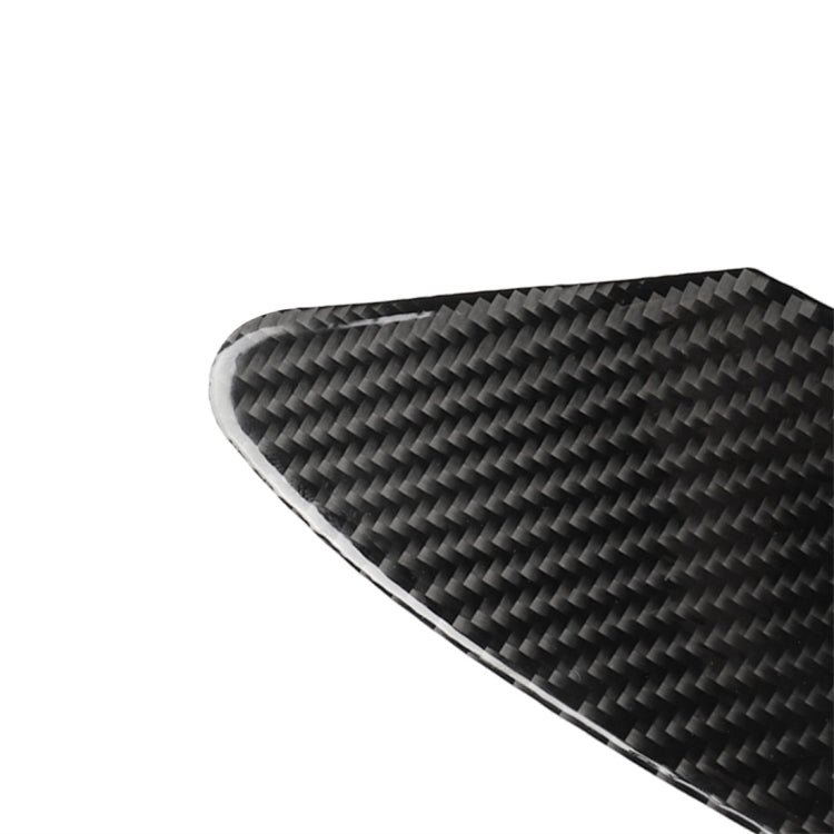 Adesivo decorativo per pannello porta di ricarica per auto in fibra di carbonio per Tesla Model X, adatto per la guida a sinistra, Charging Port Panel