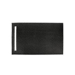 Adesivo decorativo per pannello portaoggetti per auto in fibra di carbonio per Tesla Model X, Storage Box Panel