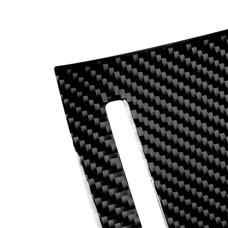 Adesivo decorativo per pannello portaoggetti per auto in fibra di carbonio per Tesla Model X, Storage Box Panel
