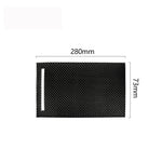 Adesivo decorativo per pannello portaoggetti per auto in fibra di carbonio per Tesla Model X, Storage Box Panel