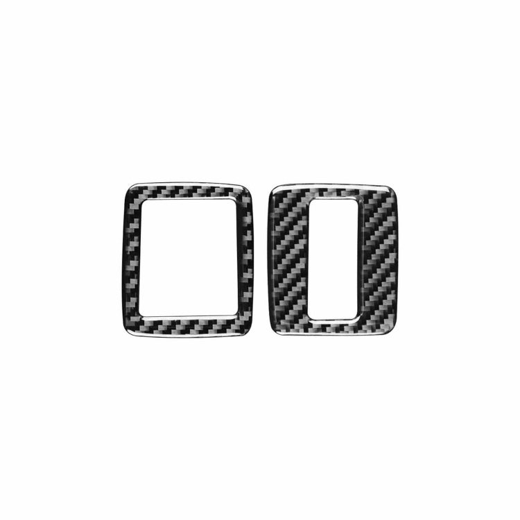 2 pz/set in fibra di carbonio pulsanti finestrino auto adesivo decorativo per Volkswagen Scirocco 2009-2016, guida sinistra e destra universale, Window Buttons