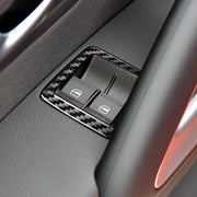 2 pz/set in fibra di carbonio pulsanti finestrino auto adesivo decorativo per Volkswagen Scirocco 2009-2016, guida sinistra e destra universale, Window Buttons