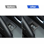 2 pz/set in fibra di carbonio pulsanti finestrino auto adesivo decorativo per Volkswagen Scirocco 2009-2016, guida sinistra e destra universale, Window Buttons