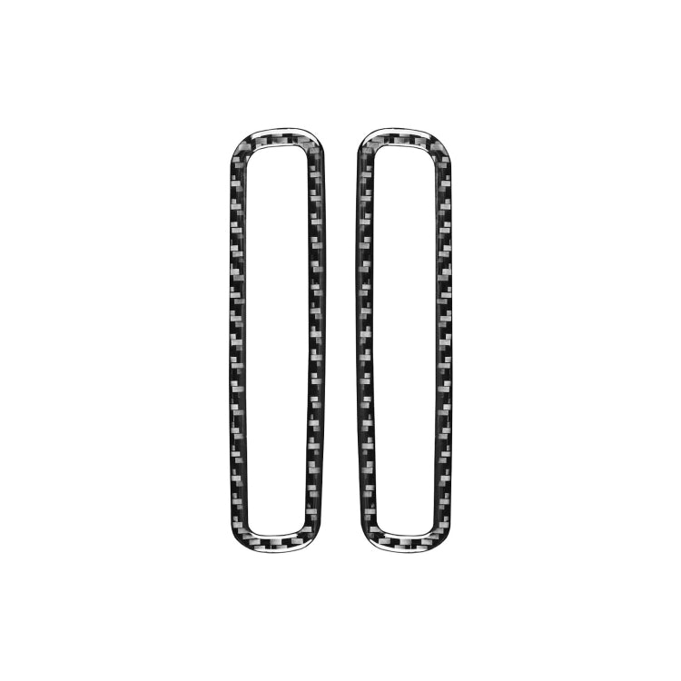 Set 2 adesivi cornice uscita aria fibra carbonio VW Scirocco