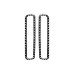 2 pezzi/set adesivo decorativo per cornice uscita aria montante anteriore in fibra di carbonio per Volkswagen Scirocco 2009-2016, guida sinistra e destra universale, A-pillar Air Outlet Frame