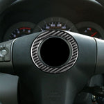 Adesivo decorativo per volante in fibra di carbonio per Toyota Old RAV4 2006-2013, guida a destra e a sinistra universale, Steering Wheel