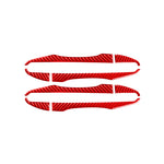 8 Pz/set Adesivo Decorativo Maniglia Esterna per Auto in Fibra di Carbonio per Toyota Corolla 2014-2018, Guida Sinistra e Destra Universale, Outer Handle