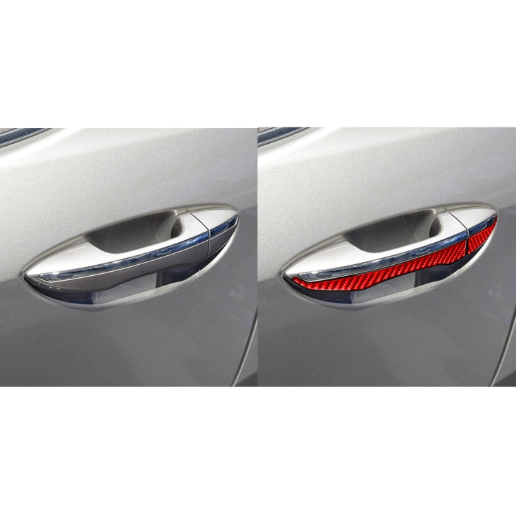 8 Pz/set Adesivo Decorativo Maniglia Esterna per Auto in Fibra di Carbonio per Toyota Corolla 2014-2018, Guida Sinistra e Destra Universale, Outer Handle