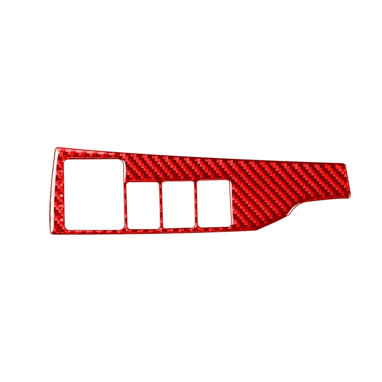 Adesivo decorativo per interruttore fari auto in fibra di carbonio per Toyota Corolla 2014-2018, guida a sinistra, Headlight Switch,Left Drive