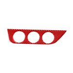 Pannello interruttori del condizionatore d'aria per auto in fibra di carbonio Un adesivo decorativo per Toyota Corolla 2014-2018, guida a sinistra, Air Conditioner Switch Panel A,Left Drive