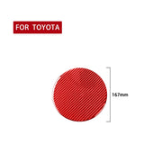 Adesivo decorativo per tappo serbatoio carburante per auto in fibra di carbonio per Toyota Tundra 2014-2018, guida sinistra e destra universale, Fuel Tank Cap