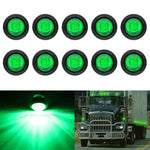 10 PZ MK-009 Lampada da 3/4 pollici per auto/camion 3 LED Indicatori di posizione laterali, MK-009(Red Light), MK-009(Blue Light), MK-009(Green Light), MK-009(White Light), MK-009(Yellow Light)