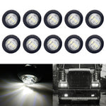 10 PZ MK-009 Lampada da 3/4 pollici per auto/camion 3 LED Indicatori di posizione laterali, MK-009(Red Light), MK-009(Blue Light), MK-009(Green Light), MK-009(White Light), MK-009(Yellow Light)
