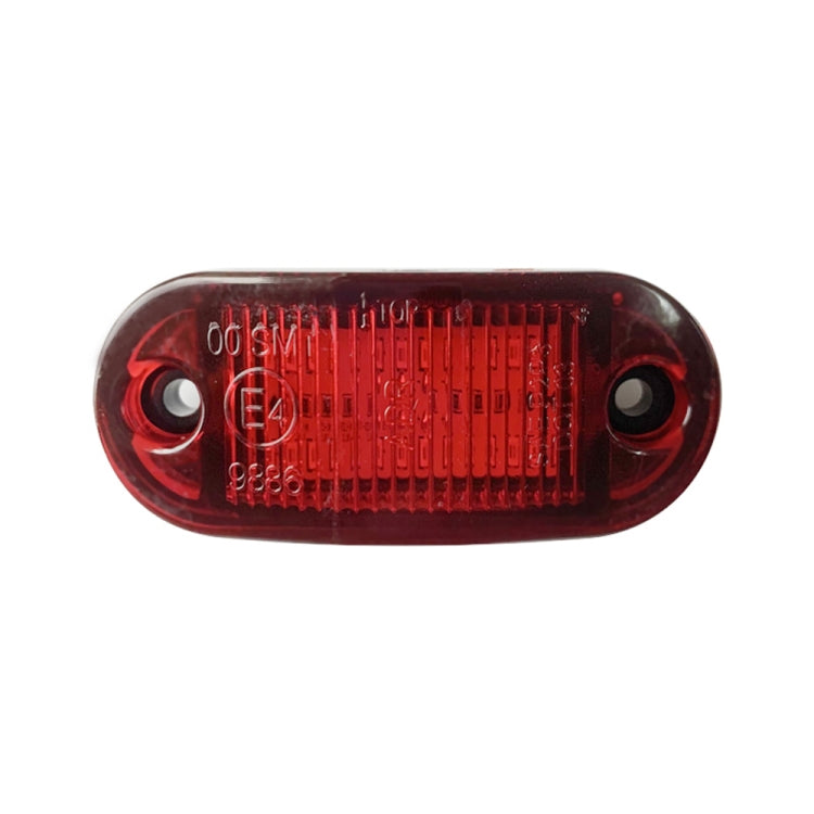 10 pezzi MK-019 Lampada a lampadina per indicatori di posizione laterali a 6 LED per auto/camion, MK-019 (Red Light), MK-019 (White Light), MK-019 (Yellow Light)