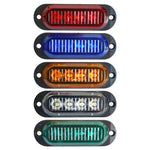 5 pezzi MK-087 Lampada a lampadina per indicatori di posizione laterali a 4 LED per auto/camion, MK-087(Blue Light), MK-087(Green Light), MK-087(Red Light), MK-087(White Light), MK-087(Yellow Light)