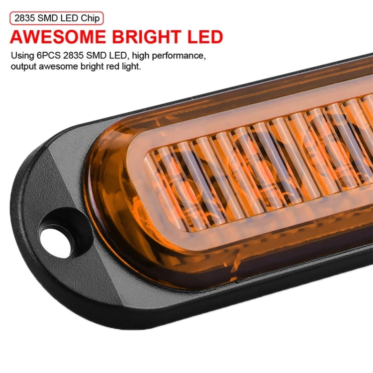 5 pezzi MK-087 Lampada a lampadina per indicatori di posizione laterali a 4 LED per auto/camion, MK-087(Blue Light), MK-087(Green Light), MK-087(Red Light), MK-087(White Light), MK-087(Yellow Light)