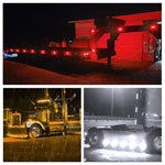5 pezzi MK-087 Lampada a lampadina per indicatori di posizione laterali a 4 LED per auto/camion, MK-087(Blue Light), MK-087(Green Light), MK-087(Red Light), MK-087(White Light), MK-087(Yellow Light)