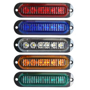 5 pezzi MK-093 Lampada a lampadina per indicatori di posizione laterali a 6 LED per auto/camion, MK-093(Blue Light), MK-093(Green Light), MK-093(Red Light), MK-093(White Light), MK-093(Yellow Light)