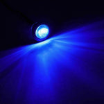 10 pezzi MK-118 3/4 pollici con struttura in metallo per auto/camion 3 LED indicatori di direzione laterali lampada a lampadina, MK-118(Blue Light), MK-118(Green Light), MK-118(Red Light), MK-118(White Light), MK-118 (Yellow Light)