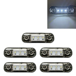 5 pezzi MK-327 Fanale posteriore per auto/camion 3 LED Indicatore di posizione laterale, MK-327(Red Light), MK-327(White Light), MK-327(Yellow Light)