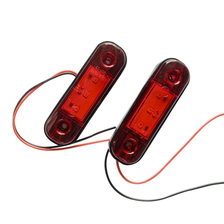 5 pezzi MK-327 Fanale posteriore per auto/camion 3 LED Indicatore di posizione laterale, MK-327(Red Light), MK-327(White Light), MK-327(Yellow Light)