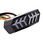 2 pezzi KC670 moto integrato lampeggiante indicatore di direzione freno fanale posteriore per Honda MSX125 CBR650F CTX700, KC670