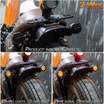 2 PZ PE-ZJ502 Indicatore di direzione per recinzione metallica per moto