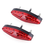 Lampada da corsa per luce freno a LED per moto KC-WD-NEW-3X da 2 pezzi, Running Lamp, KC-WD-NEW-3X