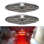 Lampada da corsa per luce freno a LED per moto KC-WD-NEW-3X da 2 pezzi, Running Lamp, KC-WD-NEW-3X