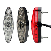Lampada da corsa per luce freno a LED per moto KC-WD-NEW-3X da 2 pezzi, Running Lamp, KC-WD-NEW-3X