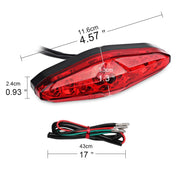 Lampada da corsa per luce freno a LED per moto KC-WD-NEW-3X da 2 pezzi, Running Lamp, KC-WD-NEW-3X
