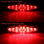 Lampada da corsa per luce freno a LED per moto KC-WD-NEW-3X da 2 pezzi, Running Lamp, KC-WD-NEW-3X