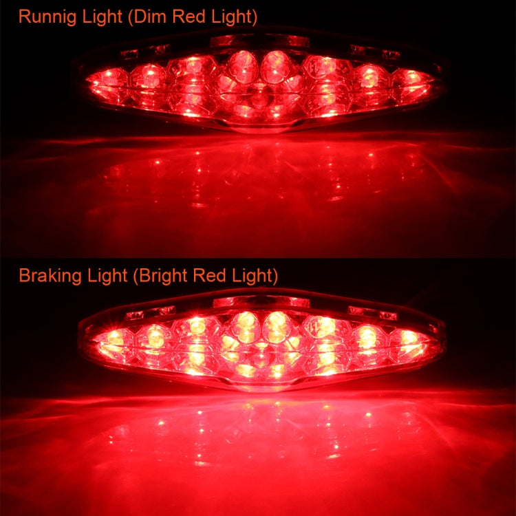 Lampada da corsa per luce freno a LED per moto KC-WD-NEW-3X da 2 pezzi, Running Lamp, KC-WD-NEW-3X