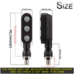 2 PCS KC050 Indicatore di direzione a LED per motocicletta, KC050