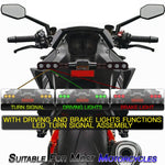2 PCS KC050 Indicatore di direzione a LED per motocicletta, KC050