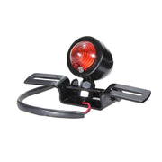 2 pezzi KC-WD-FGZXD Luce freno rotonda retrò per moto con portatarga, Brake Light