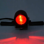 2 pezzi KC-WD-FGZXD Luce freno rotonda retrò per moto con portatarga, Brake Light
