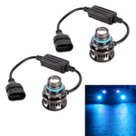 1 paio di fari LED in lega di alluminio per auto 9005 27W / DC12V, 9005 (Blue Light), 9005 (Gold Light), 9005 (Lime Green), 9005 (White Light)