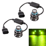 1 paio di fari LED in lega di alluminio per auto 9005 27W / DC12V, 9005 (Blue Light), 9005 (Gold Light), 9005 (Lime Green), 9005 (White Light)