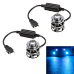 1 paio di fari LED in lega di alluminio per auto H7 27W / DC12V, H7 (Blue Light), H7 (Gold Light), H7 (Lime Green), H7 (White Light)