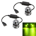 1 paio di fari LED in lega di alluminio per auto H7 27W / DC12V, H7 (Blue Light), H7 (Gold Light), H7 (Lime Green), H7 (White Light)