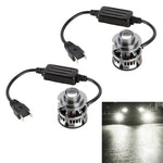 1 paio di fari LED in lega di alluminio per auto H7 27W / DC12V, H7 (Blue Light), H7 (Gold Light), H7 (Lime Green), H7 (White Light)