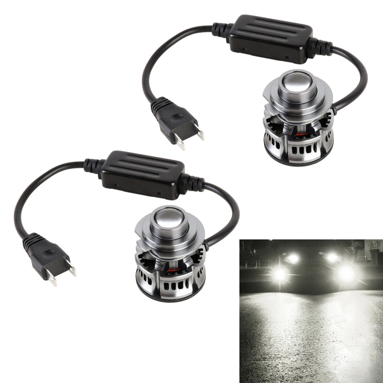 1 paio di fari LED in lega di alluminio per auto H7 27W / DC12V, H7 (Blue Light), H7 (Gold Light), H7 (Lime Green), H7 (White Light)
