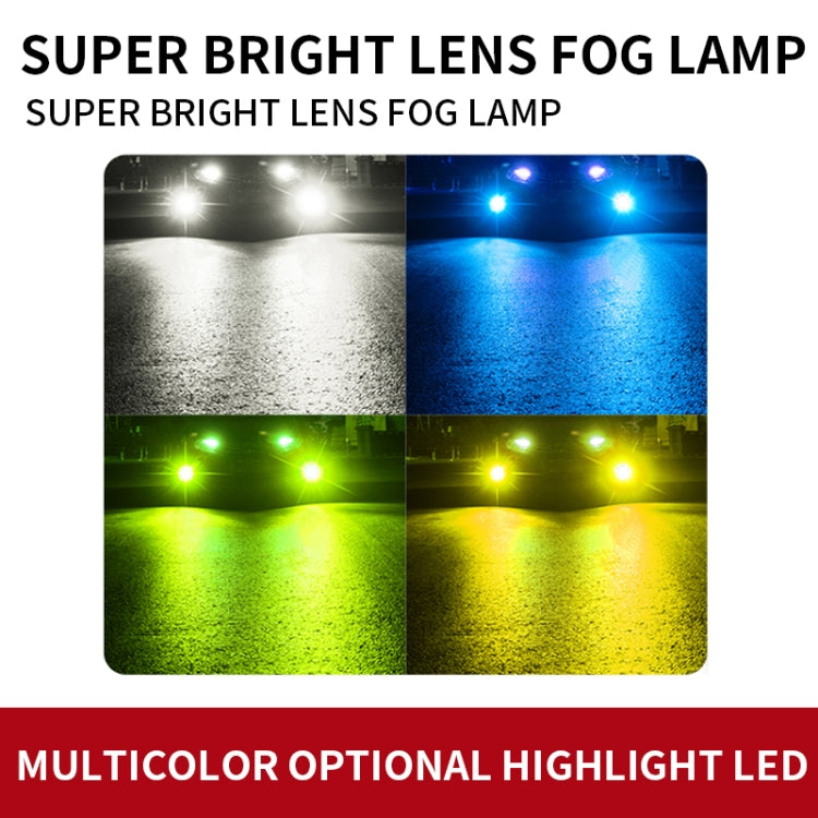 1 paio di fari LED in lega di alluminio per auto H7 27W / DC12V, H7 (Blue Light), H7 (Gold Light), H7 (Lime Green), H7 (White Light)