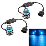 1 paio di fari LED in lega di alluminio per auto H11 27W / DC12V, H11 (Blue Light), H11 (Gold Light), H11 (Lime Green), H11 (White Light)