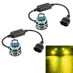 1 paio di fari LED in lega di alluminio per auto H11 27W / DC12V, H11 (Blue Light), H11 (Gold Light), H11 (Lime Green), H11 (White Light)