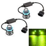 1 paio di fari LED in lega di alluminio per auto H11 27W / DC12V, H11 (Blue Light), H11 (Gold Light), H11 (Lime Green), H11 (White Light)