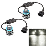 1 paio di fari LED in lega di alluminio per auto H11 27W / DC12V, H11 (Blue Light), H11 (Gold Light), H11 (Lime Green), H11 (White Light)