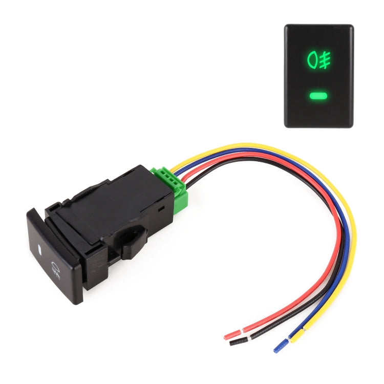 TS-16 Interruttore a pulsante on-off per fendinebbia per auto con cavo per Isuzu mu-X, For Isuzu mu-X