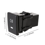 TS-16 Interruttore a pulsante on-off per fendinebbia per auto con cavo per Isuzu mu-X, For Isuzu mu-X